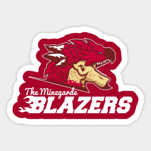 Minegarde Blazers Sticker